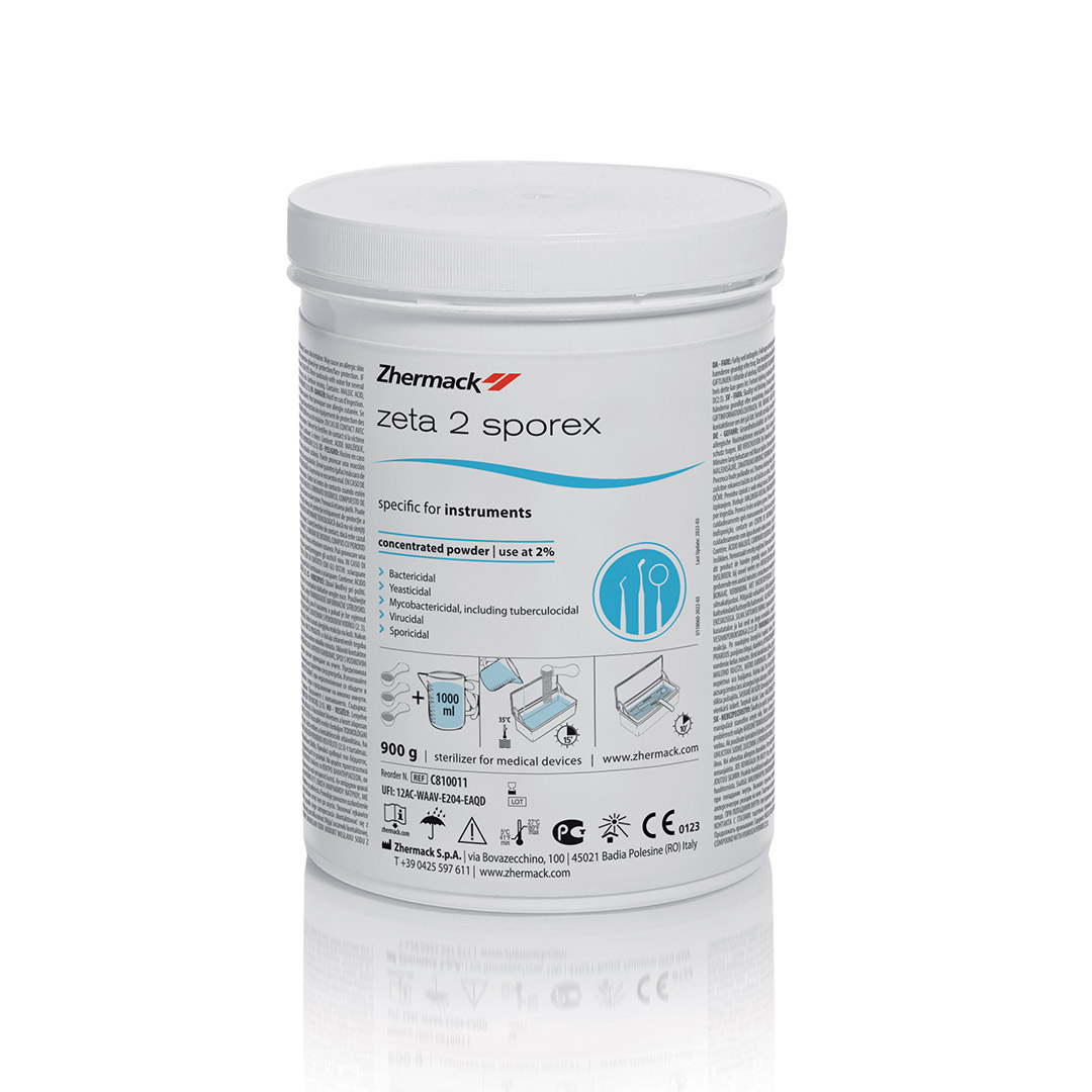 Pó Desinfetante Zeta 2 Sporex - ZHERMACK - Nuncifarma